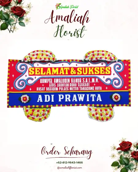 Papan Bunga Ucapan Selamat Poris Plawad Utara