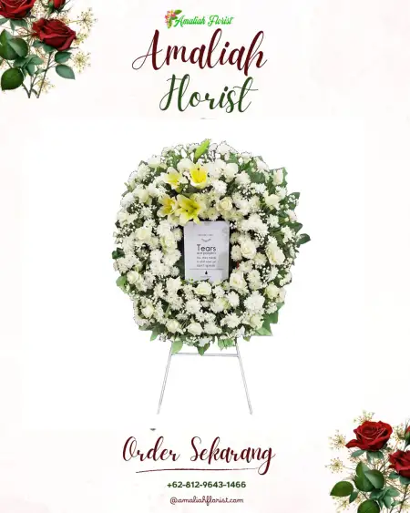 Krans Bunga Duka Poris Plawad Utara